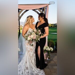 Black bridesmaid dress